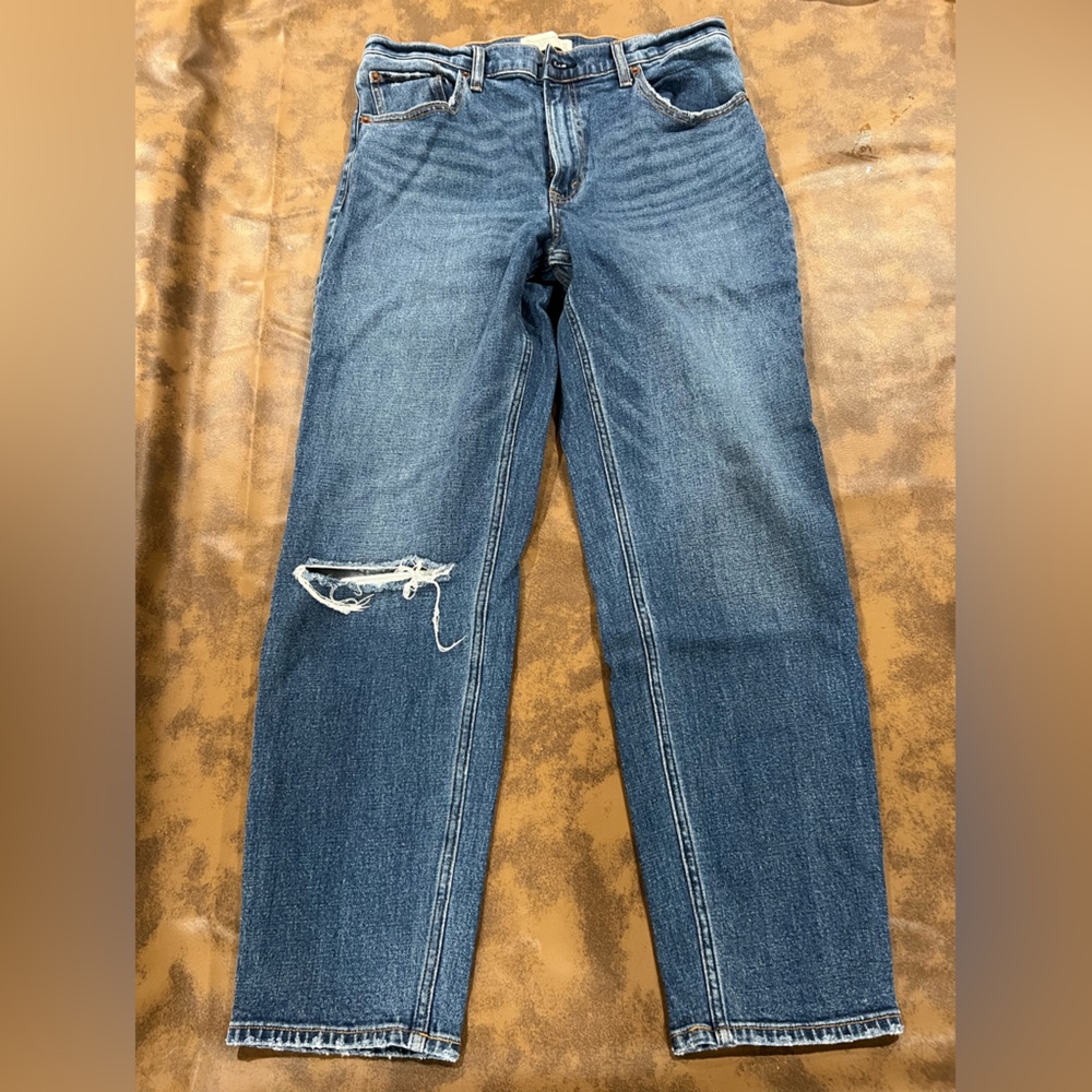 Distressed Mom Jeans